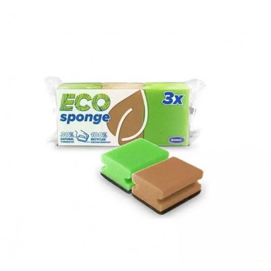 ECO-BONUS Mosogatószivacs 3db-os (B019)