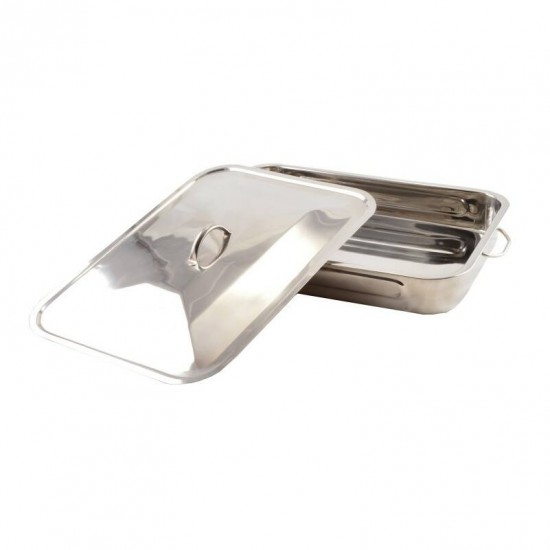 Fedős tepsi rozsdamentes 42×31 cm (14214) Fedős tepsi rozsdamentes 42×31 cm (14214)