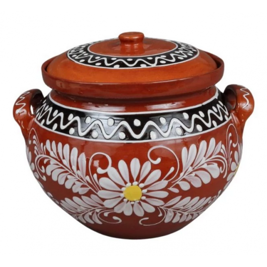 Káposztafőző fazék agyag 7 L (MARGARÉTA) (162822)