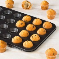 24 db-os mini muffinsütő bevonatos (W00661)