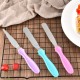 FÉM spatula készlet színes műanyag nyéllel (3db)