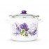 Levendula mintás zománcozott fazék 24 cm 8,2L (399073)