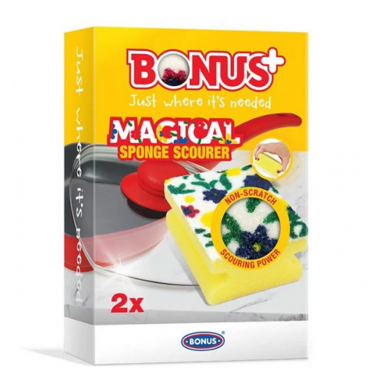 BONUS Mosogatószivacs karcmentes 2 db-os (B476)