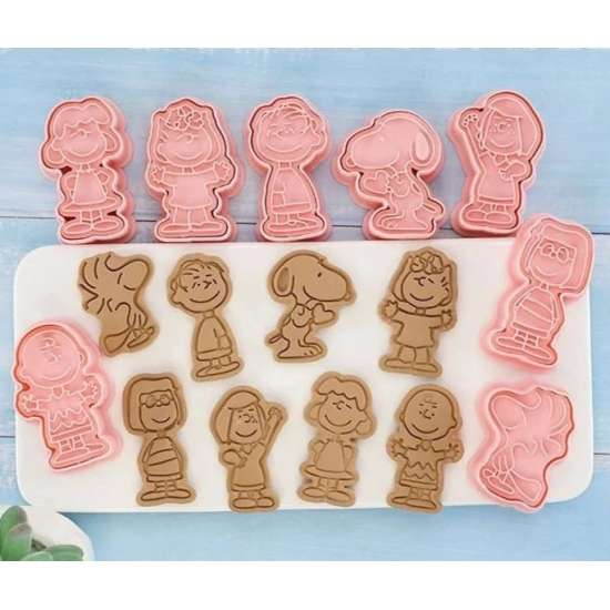 3D Snoopy sütikiszúró 8 db