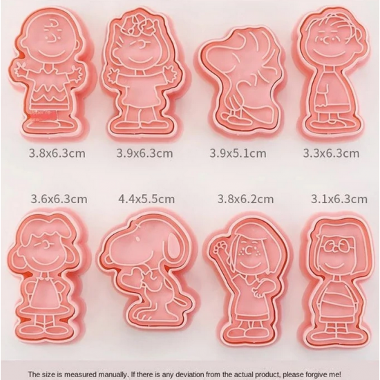 3D Snoopy sütikiszúró 8 db
