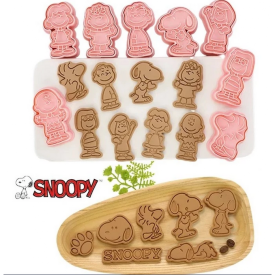 3D Snoopy sütikiszúró 8 db
