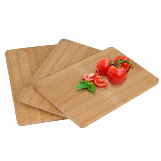 Bambusz vágódeszka 3db-os 22x14 cm Eng.