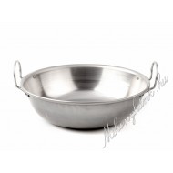 Rozsdamentes szeletsütő 37 cm füles vastag 1,2mm