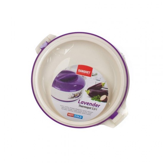Levendula thermo edény 2,5l 