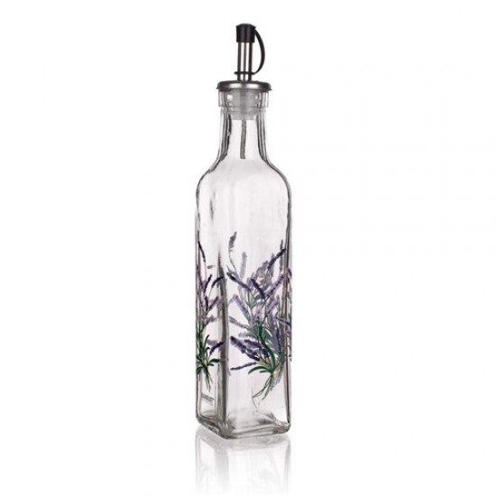 Olaj kiöntő üveg 500ml Levendula Olaj kiöntő üveg 500ml Levendula