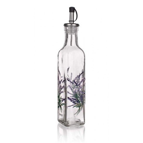 Olaj kiöntő üveg 500ml Levendula Olaj kiöntő üveg 500ml Levendula