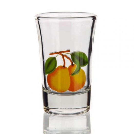 Pálinkás pohár készlet (4cl) 6darab (Körte)