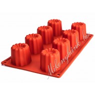 Kuglóf-puding szilikon sütőforma mély 8 db-os (M00661) Kuglóf-puding szilikon sütőforma mély 8 db-os (M00661)