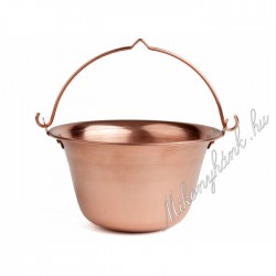 Réz tálaló bogrács 8dl