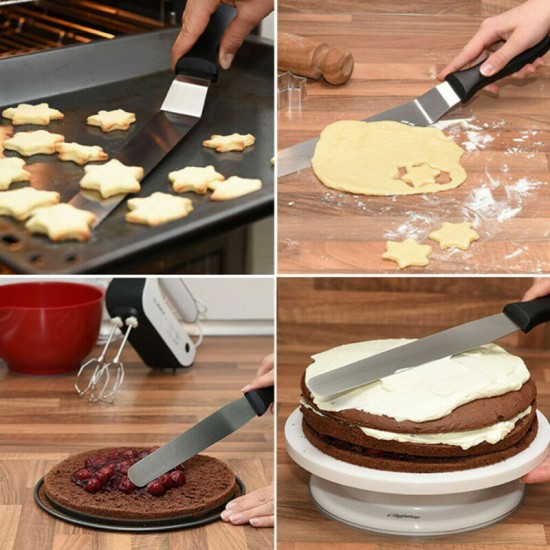Spatula-kenőkés hajlított kicsi 30cm GLR