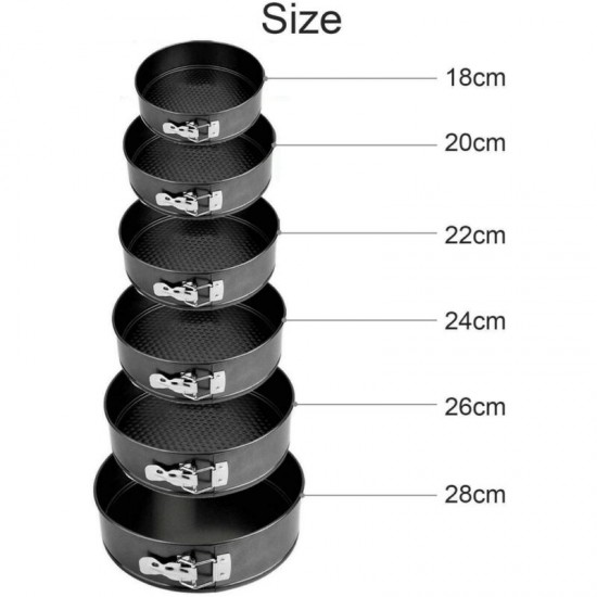 Kör alakú bevonatos tortaforma 6 db-os (T05181-817) Kör alakú bevonatos tortaforma 6 db-os (T05181-817)