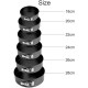Kör alakú bevonatos tortaforma 6 db-os (T05181-817) Kör alakú bevonatos tortaforma 6 db-os (T05181-817)
