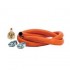 Pb. gáztömlő 2,5 m+2db bilincs+ 1db balos gázanya (00092)